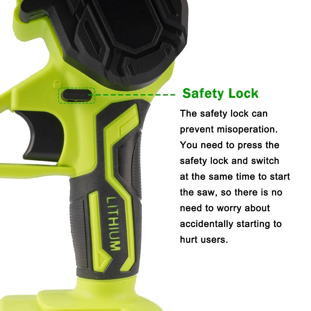 6in Mini Handheld Electric Chainsaw 6