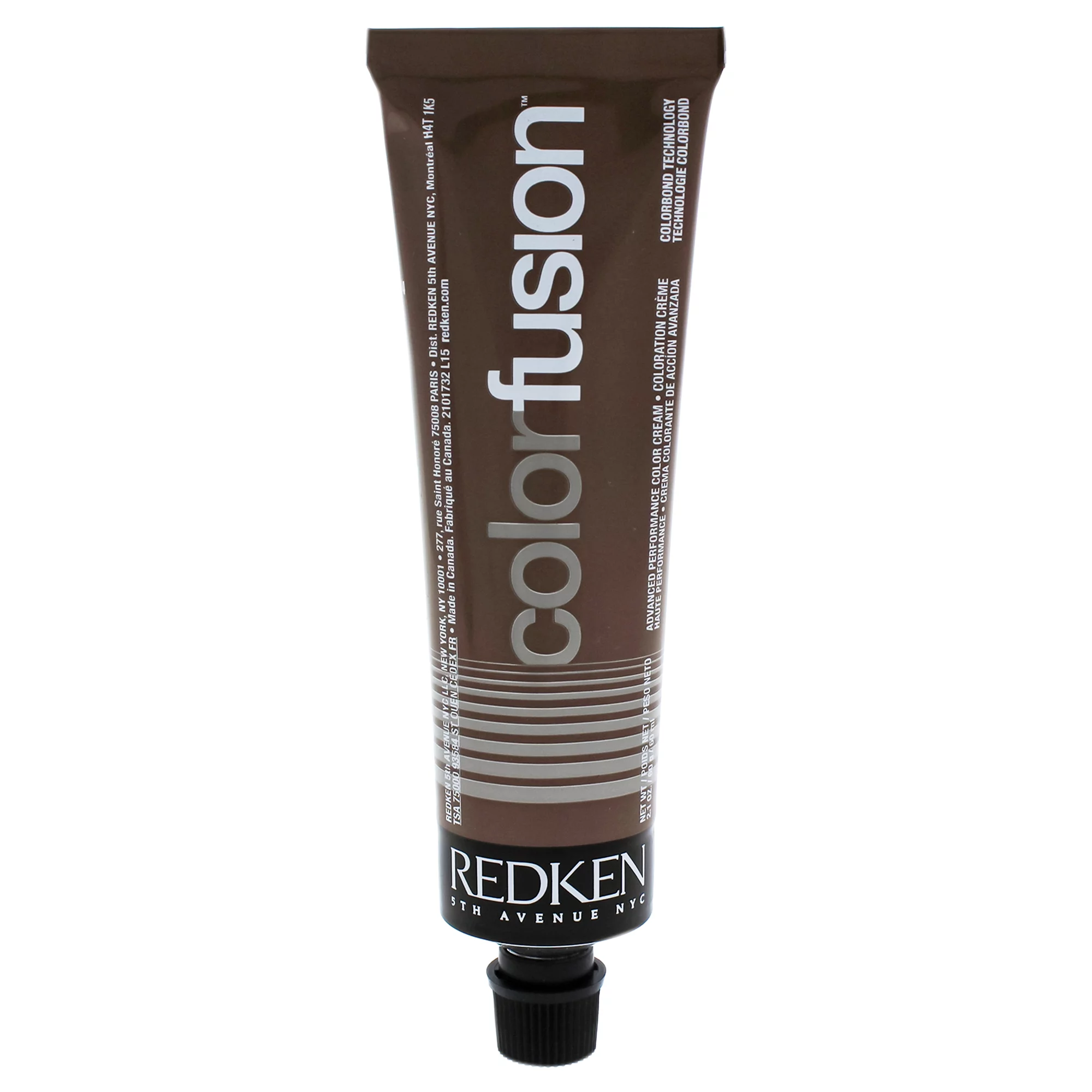 Color Fusion Hair Color Advance Performance Color Creme Natural Balance - 4Ag Ash/Green