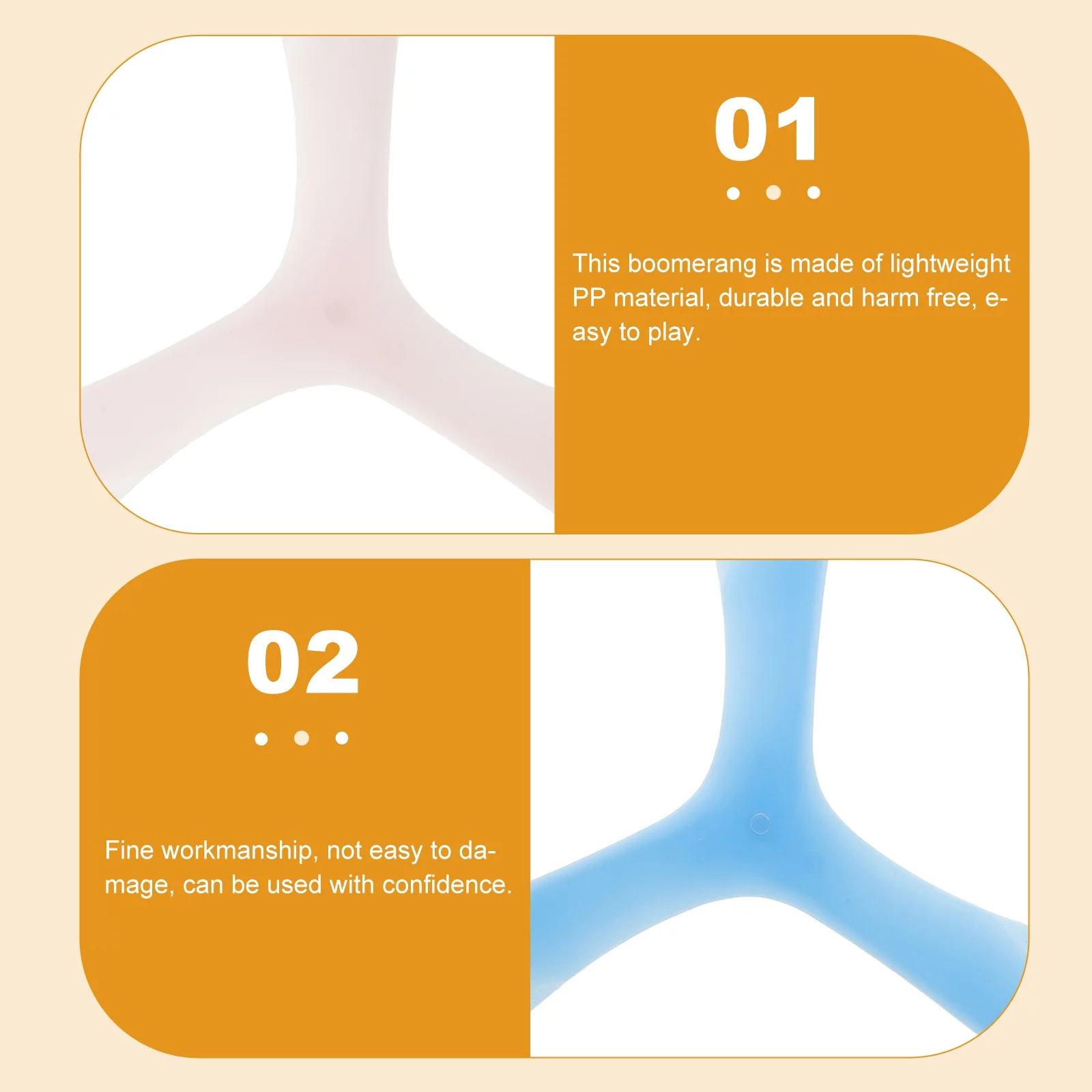 3 Pcs Leisure Boys Gift Lawn Childrens Toys Wooden Outdoor Child's Playset Pp