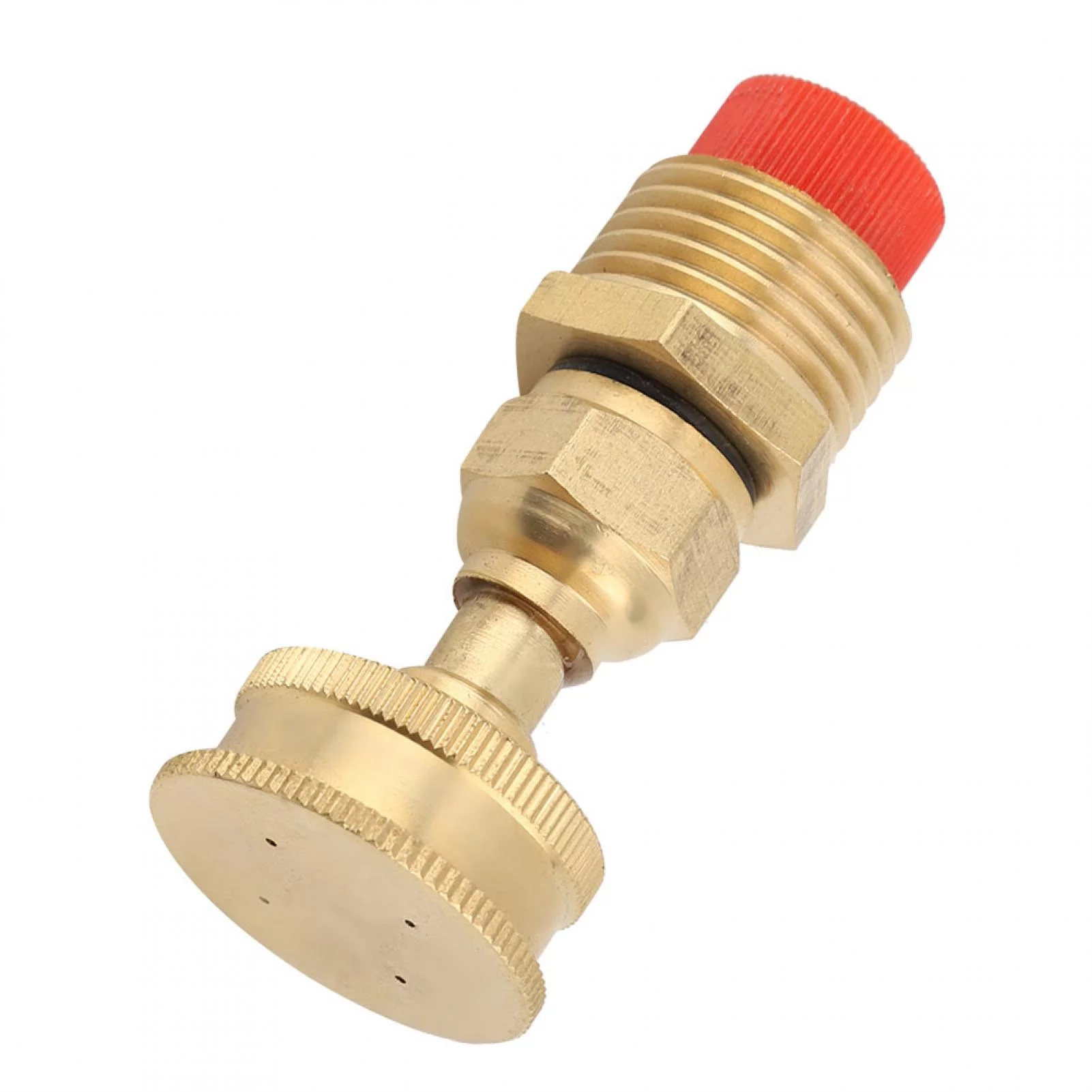 Uadme 4-Hole Irrigation Atomizing Nozzle Dust Removal Nozzle Copper Misting Nozzle Sprinkler Watering Spray Atomization Home Garden Irrigation