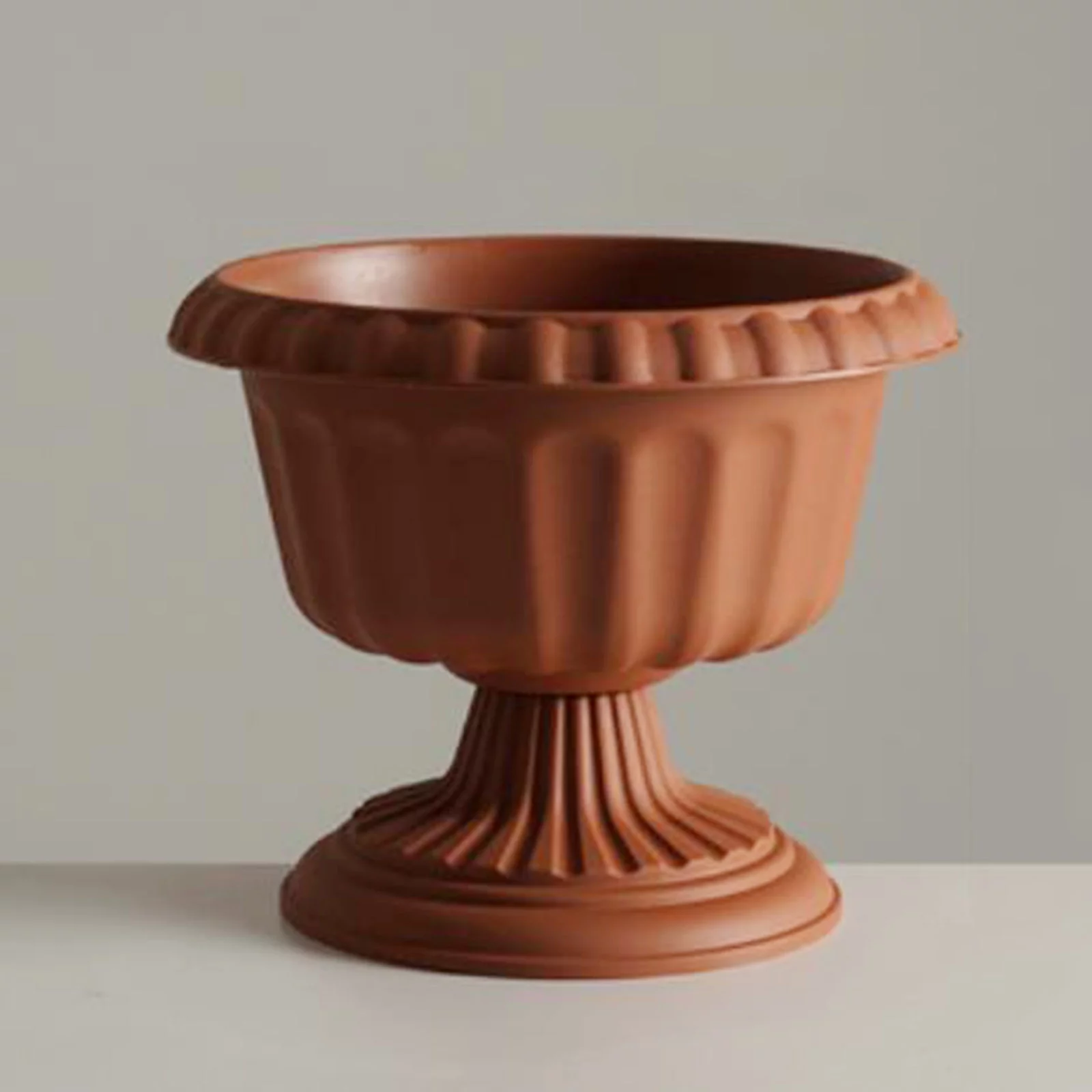 Bnnlsa Flower Pots Classic Planter Roman Pillar Flowerpot Plastic Planter Indoor Outdoor Decorative Vintage Style Flower Pot Home Garden Front Porch Door Decoration