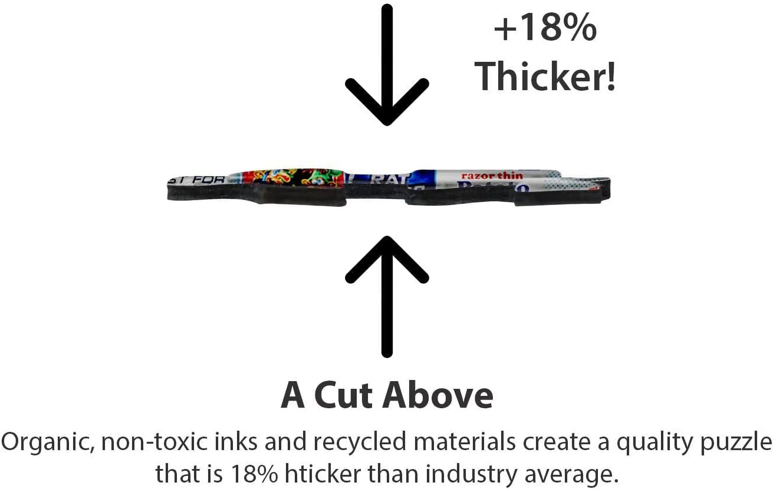 Springbok Puzzles Looney Labels 500 Pieces Jigsaw Puzzle