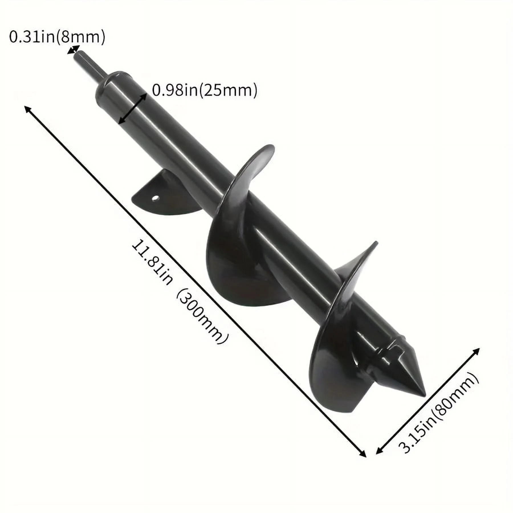 Garden Plant Auger Drill Bit: Plant Faster with 3/8” Hex Drive Drill!