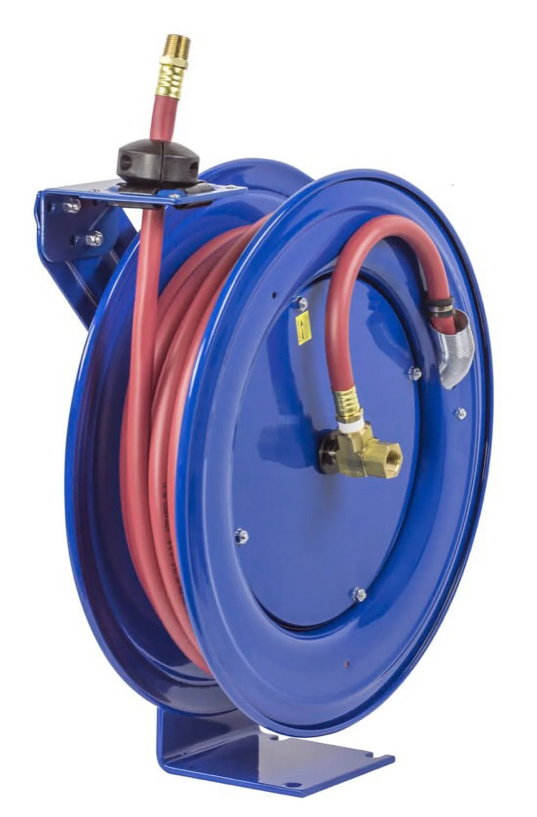 Coxreels SH Series Super Hub Air/Water Hose Reel, With 3/4in. x 50ft. PVC Hose, Max. 300 PSI, Model# SH-N-550