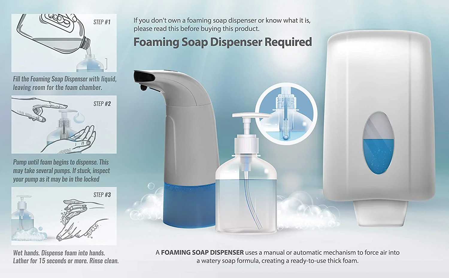 Bastion Pink Grapefruit Foaming Antibacterial Hand Soap Refill 1 Gallon (128 oz) Refreshing Pink Grapefruit Scent Bulk Hand Soap-Made In The USA.