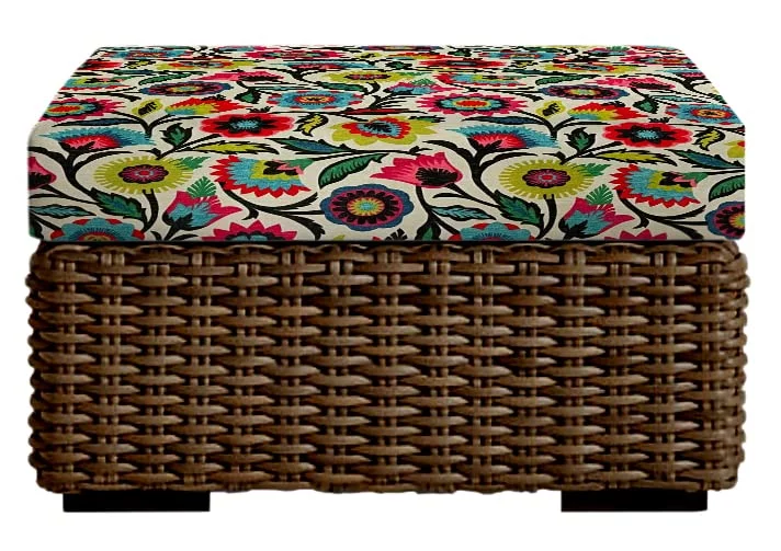 RSH Décor Indoor Foam Outdoor Single Ottoman Cushion, (24