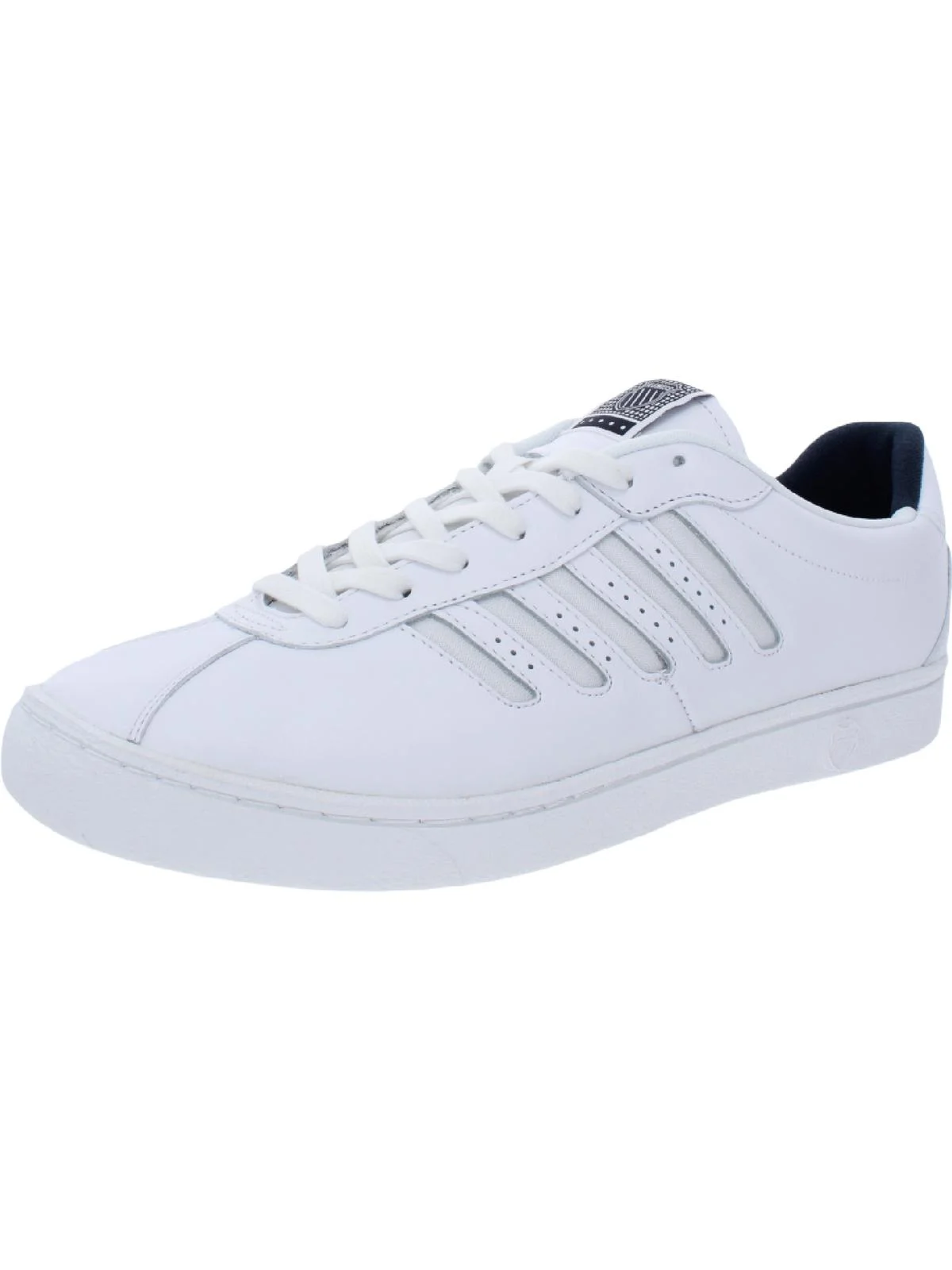 K-Swiss Mens Court Traymore Leather Lifestyle Casual and Fashion Sneakers