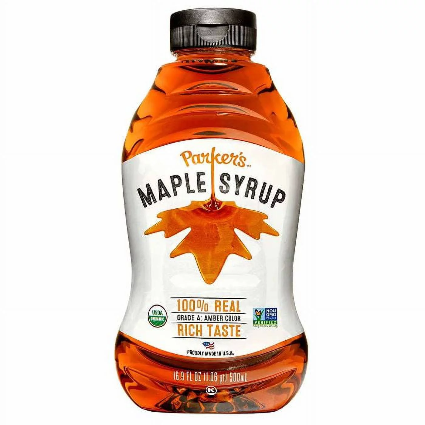 PARKERS REAL MAPLE SYRUP MAPLE SQUEEZE BOTTL 16.9 FO - Pack of 6