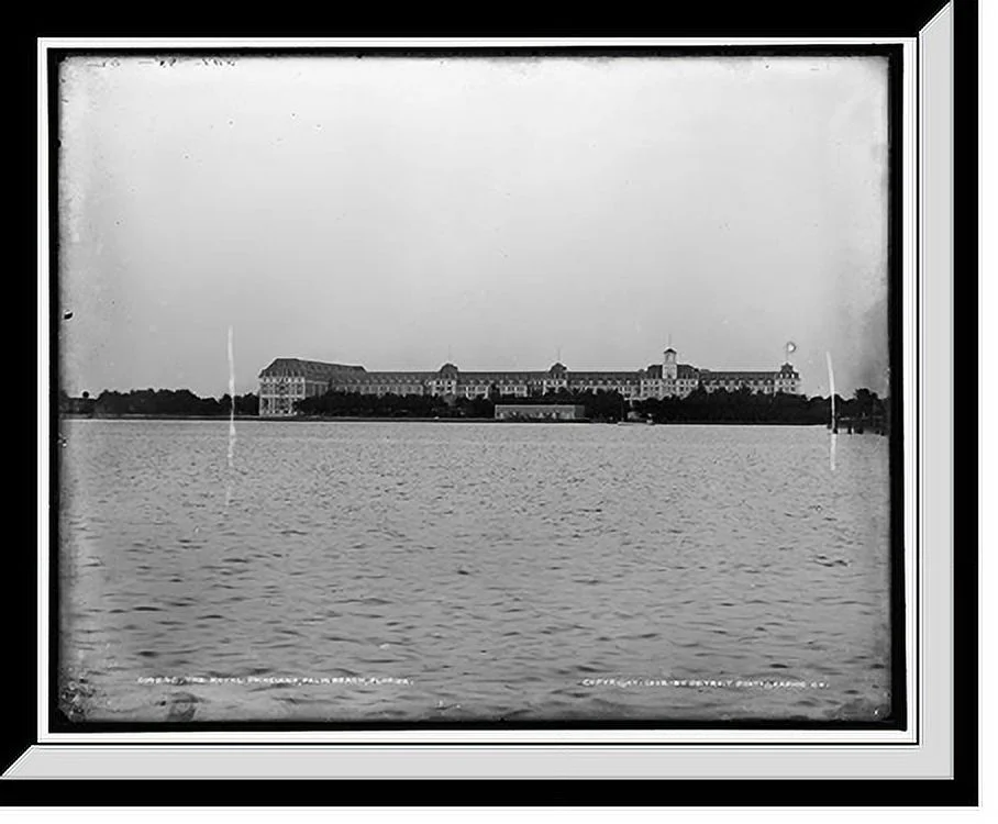 Historic Framed Print, The Royal Poinciana, Palm Beach, Florida, 17-7/8