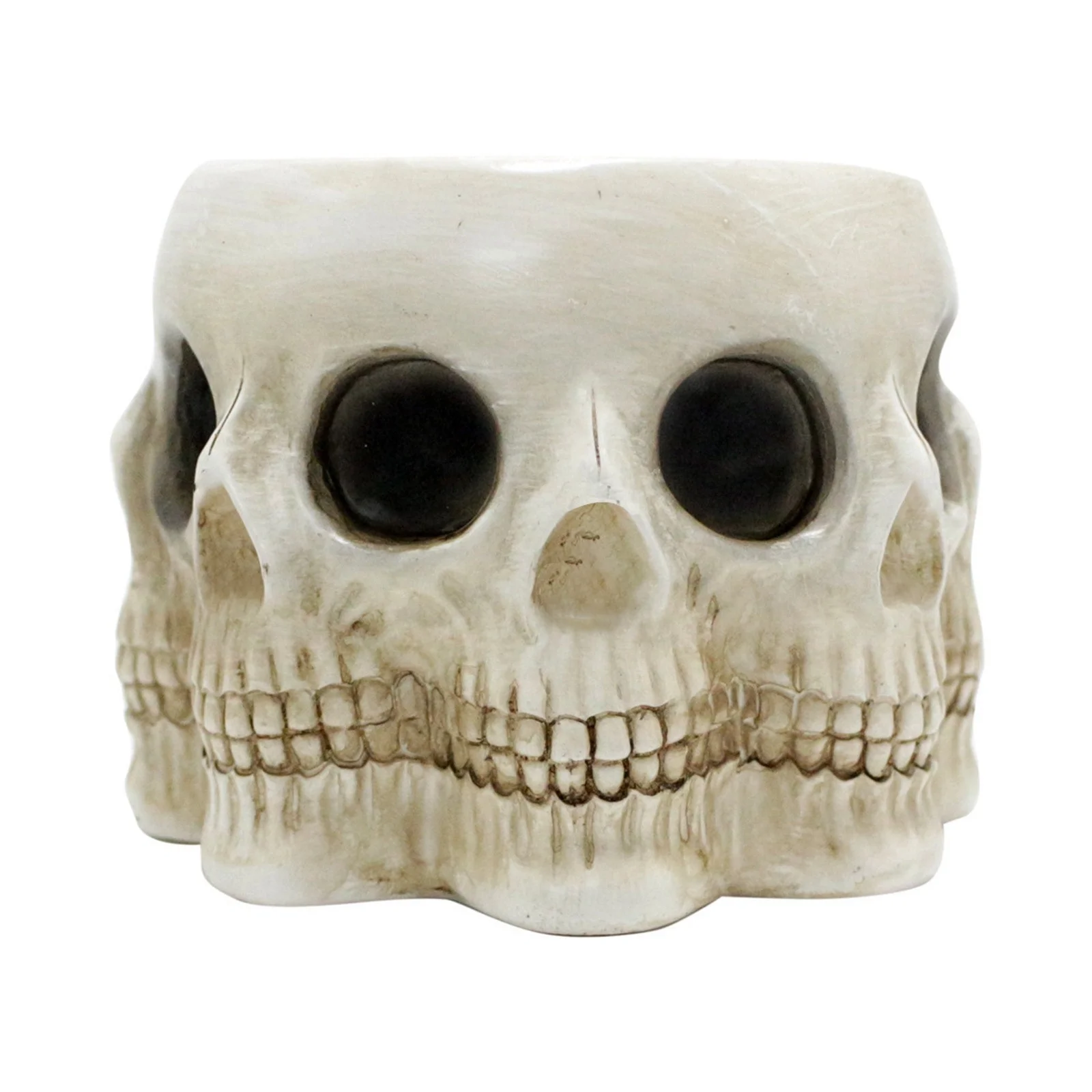 SIfdSeng Scary Flower Pot Succulent Vase Flower Pot Scary Flower Pot Outdoor Indoor Resin Flower Pot Faceted Succulent Flower Pot Father's Day Decorations Red 4th of July Outdoor Decorations