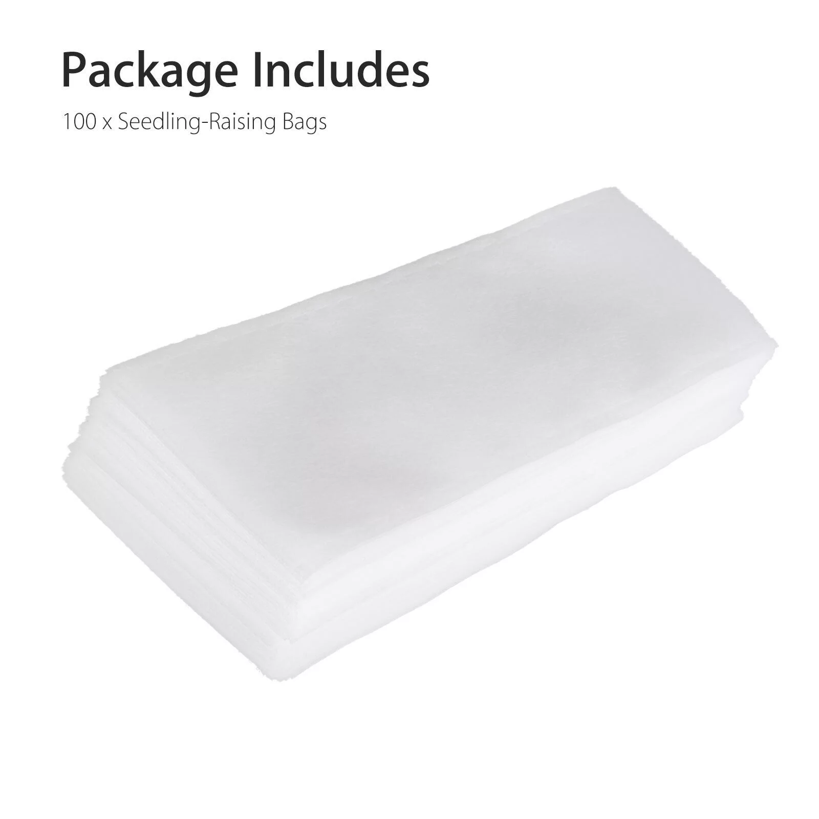 100/200PCS Biodegradable Non-Woven Nursery Bags Planting Grow Bags Seedling Pot