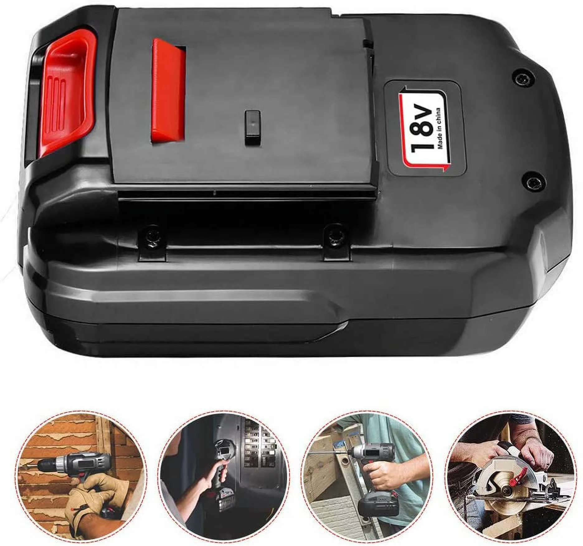 2Packs Upgraded to 3.6Ah High Capacity Ni-Mh PC18B Replacement Battery Compatible with Porter Cable 18V Battery PCC489N PCMVC PCXMVC Cordless Tools