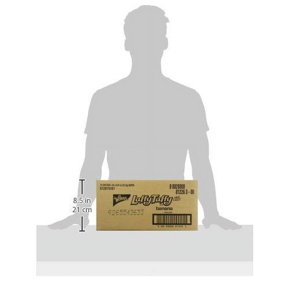 Wonka Rope, Banana, 0.81-Ounce Packages (Pack Of 96)