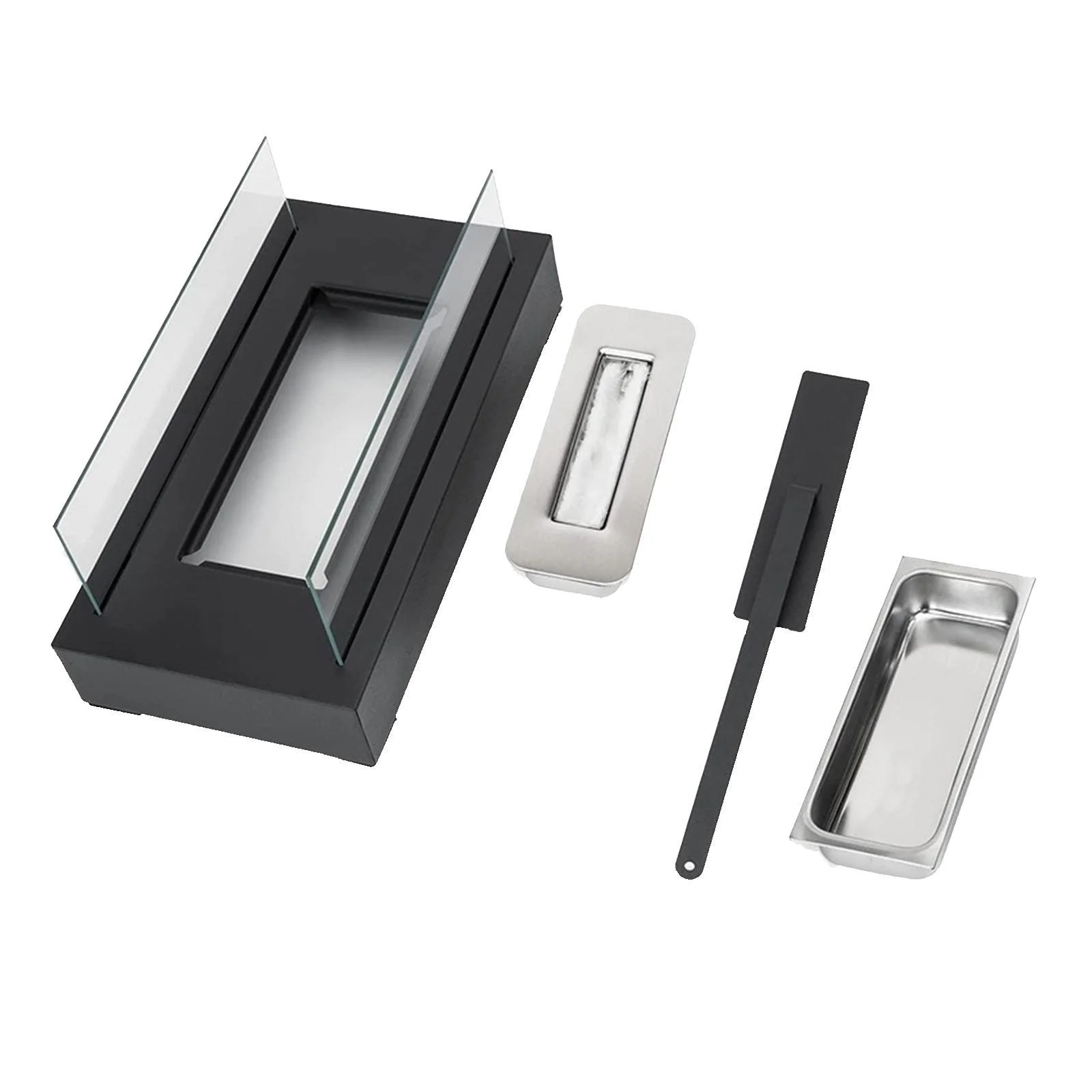 jicheng Tabletop Fire Realistic Burning Tabletop Fireplace for Home Party Family