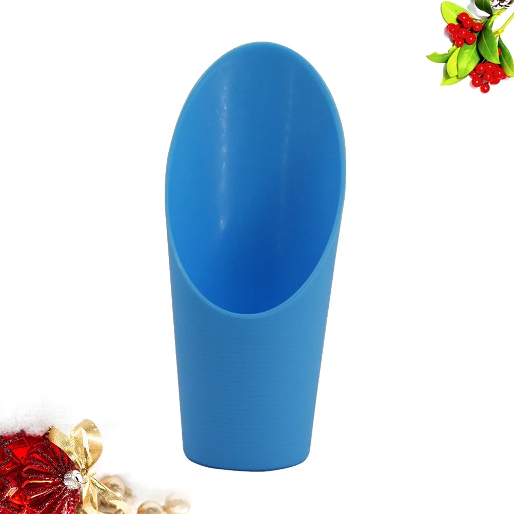 Gongxipen 5pcs Shovel Cup Plastic Spade DIY Succulents Bonsai Flower Plant Helper Gardening Tools - Size L (Random Color)