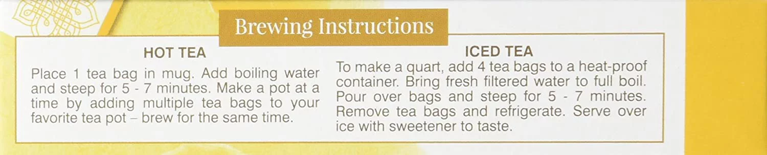 Davidsons Tea Tulsi Ginger Lemon, 8-Count Tea Bags (Pack of 12)