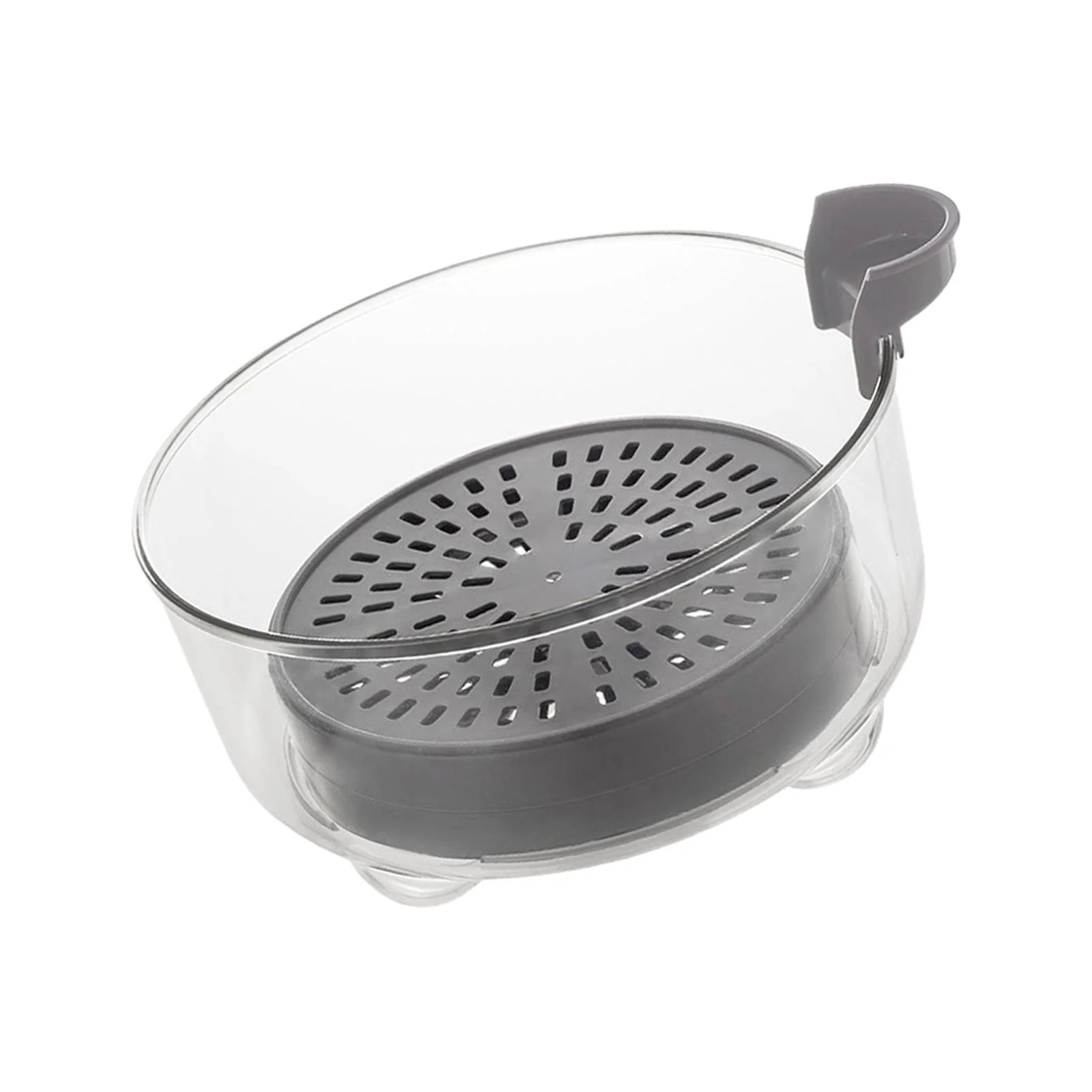 koolsoo Self Watering Planter Plant Pot Clear Modern Decor Decorative Flower Pot Planting Pot for Table Home Shelf Living Room Garden L 17.5cmx9cm