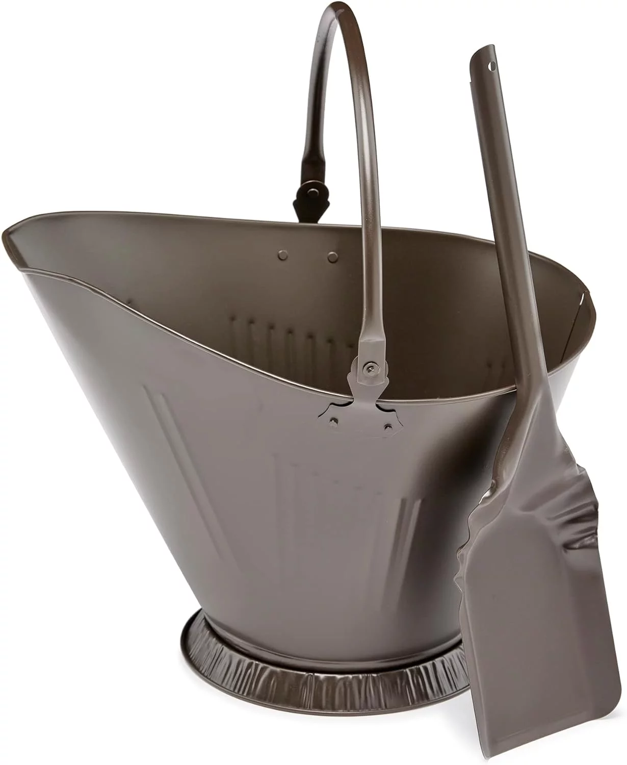 C-1713 Bronze Coal Hod And Shovel Set