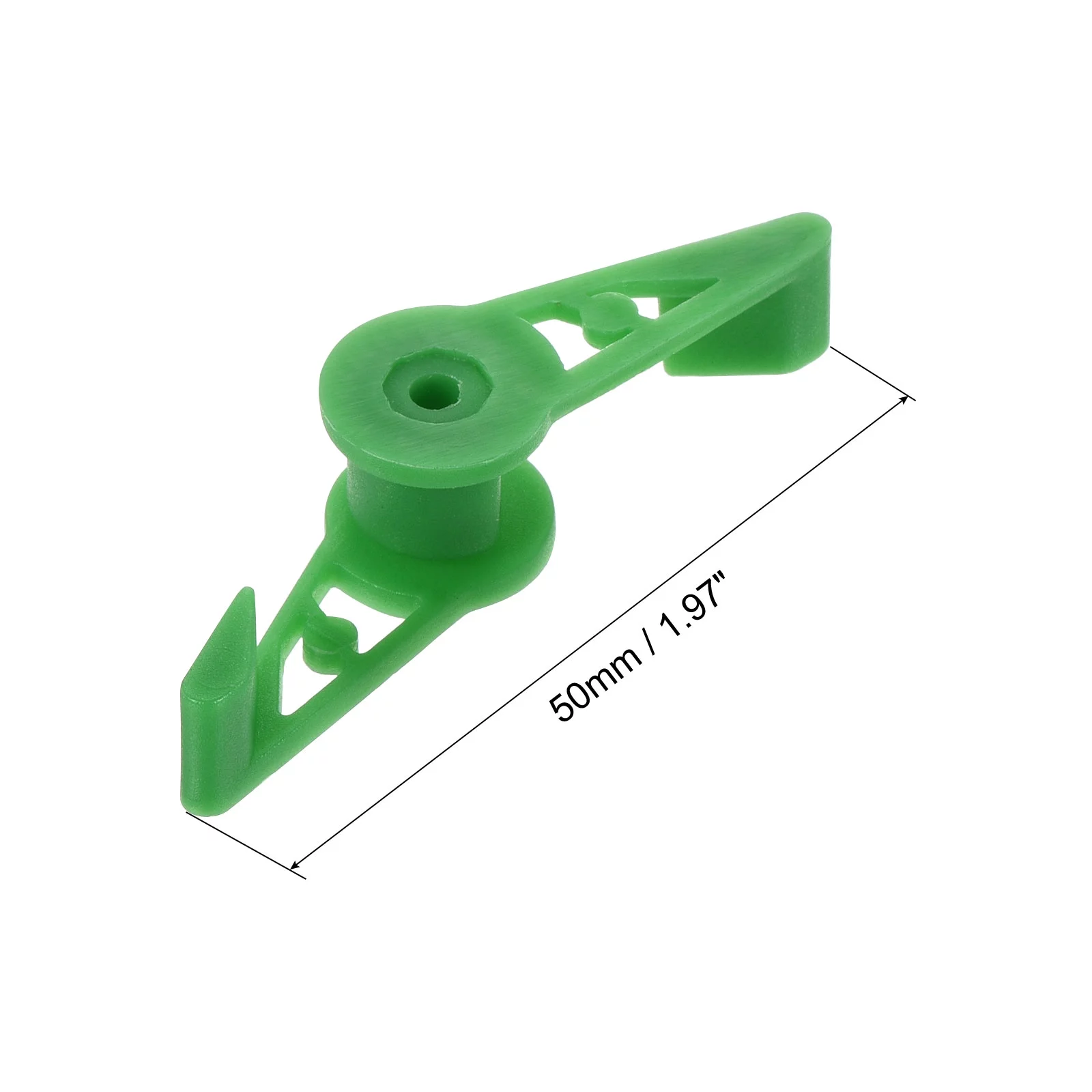 Uxcell 360 Degree Adjustable Plant Bending Clip Fixing Branch Shape Green 20 Pack