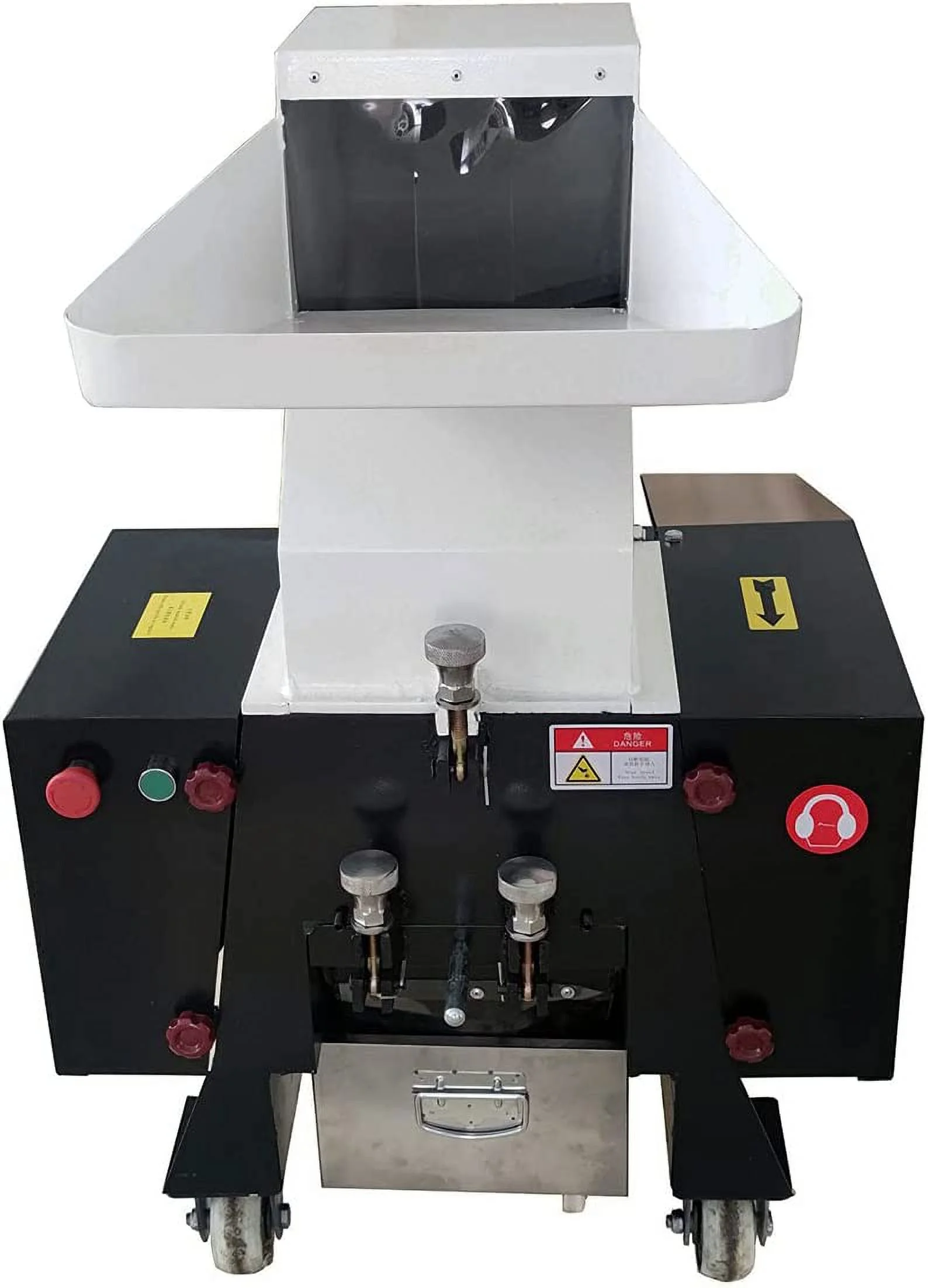 PreAsion 400 Electric Type Plastic Shredder White Multi-Function Rubber Grinding Machine Three-Phase 220V 7.5KW