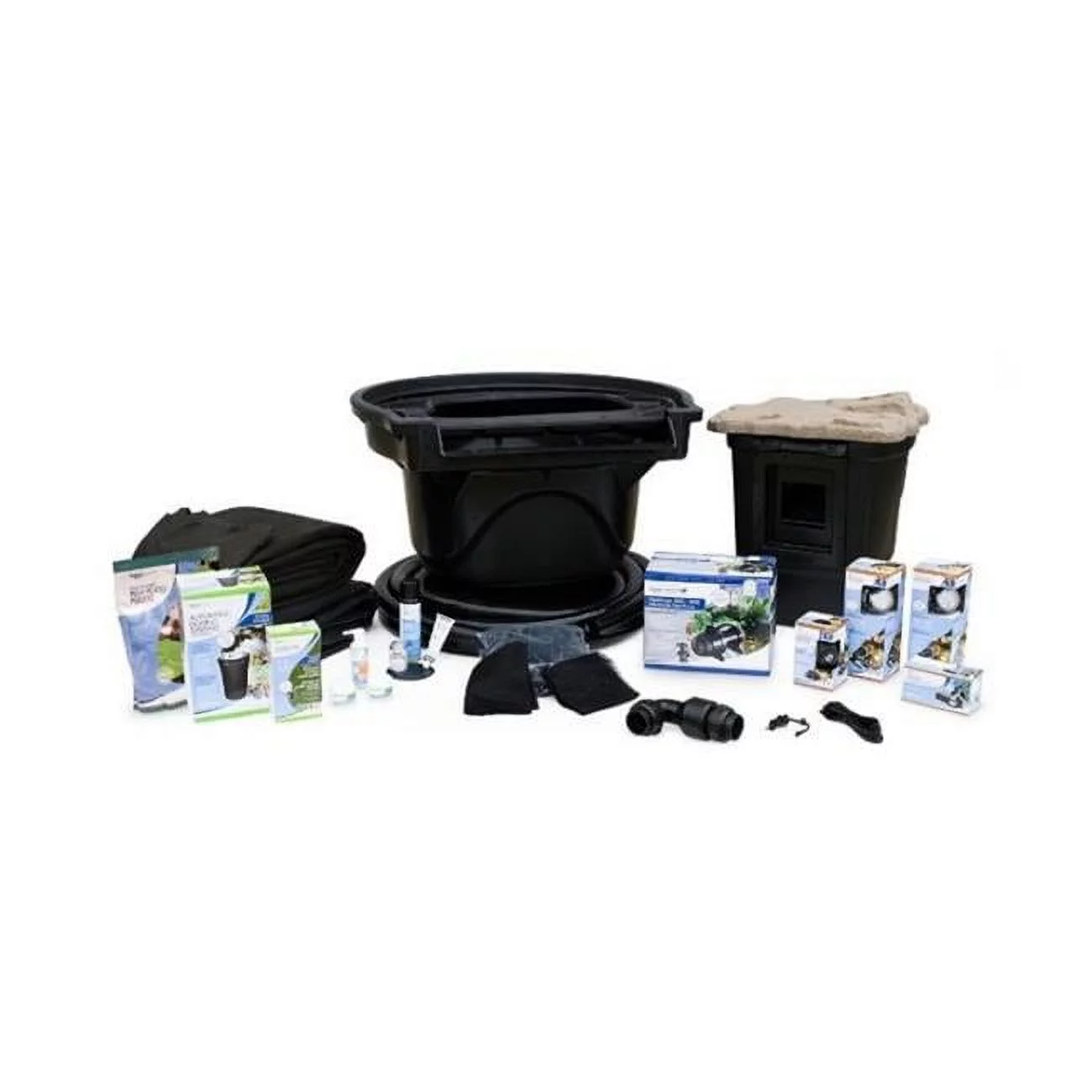 AquascapePRO Complete PRO Pond Kit with AquaSurgePRO 4000-8000 GPH Adjustable Pump