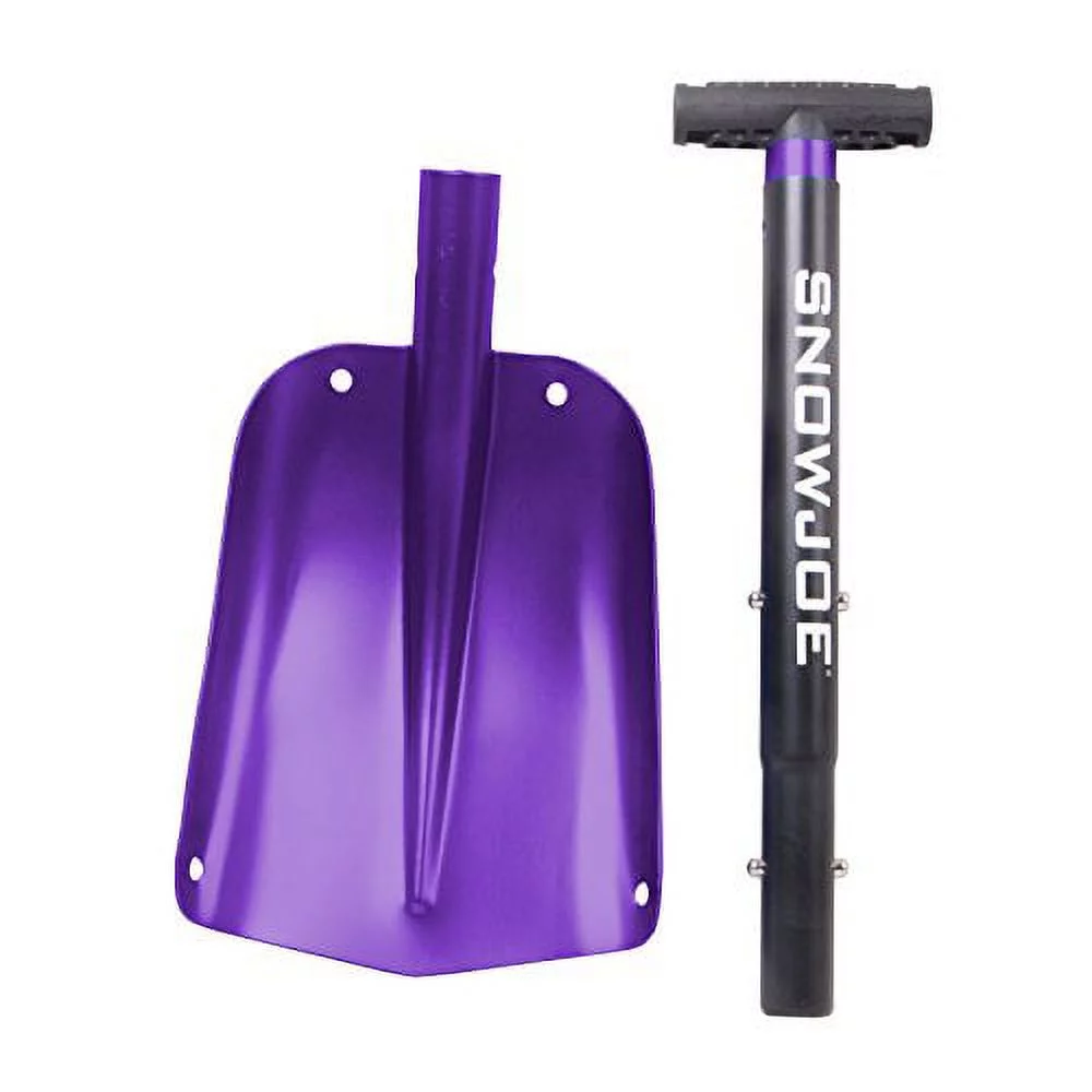 Snow Joe ATJ401M-PRP Compact Utility Shovel , 32-Inch - Aluminum , 3-Piece Smart Lock