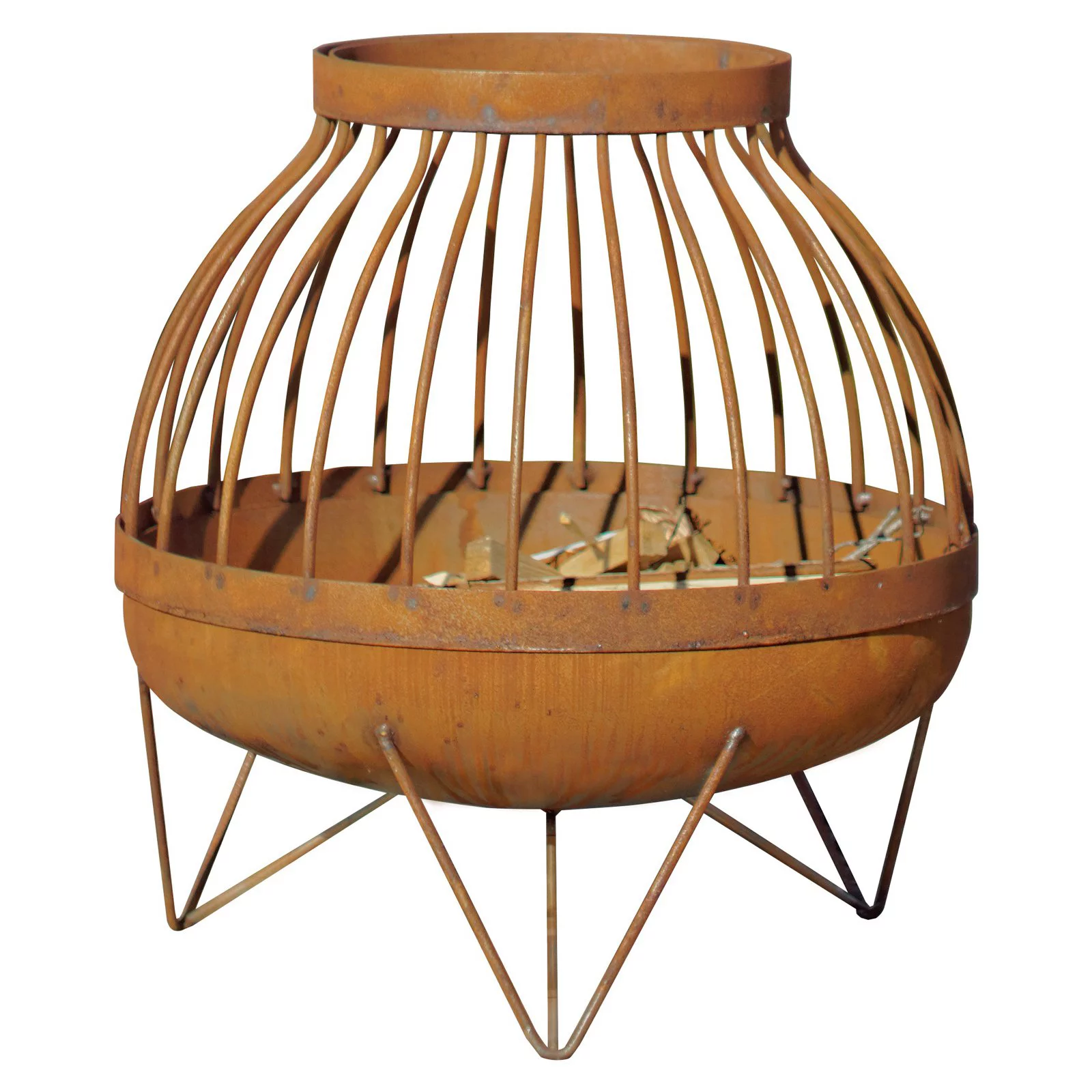 Curonian  Solid Steel Wood Burning Fire Pit Nida