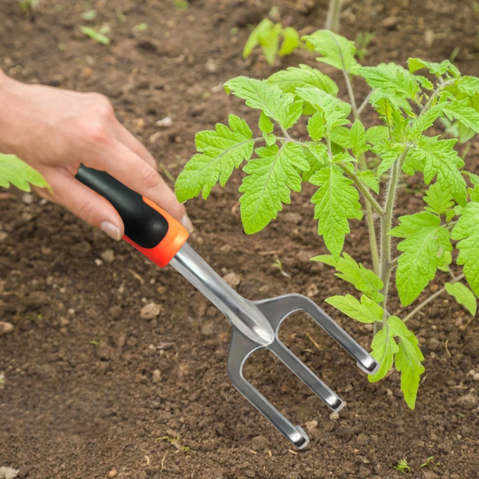 MVNSFEW Agricultural Tool Set Three Piece Aluminum Alloy Garden Tool Set Gardening Tool Set