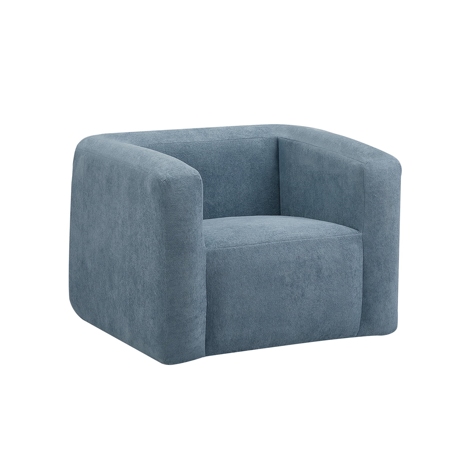 RELXTIME Inflatable Sofa Air Armchair Couch Portable Indoor and Outdoor Lounger, TPU Blow Up Chair with Air Pump，Blue