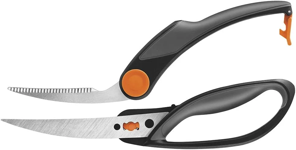 Fiskars Heavy-duty Butcher Shears (9 Inch), 510011-1001, Gray