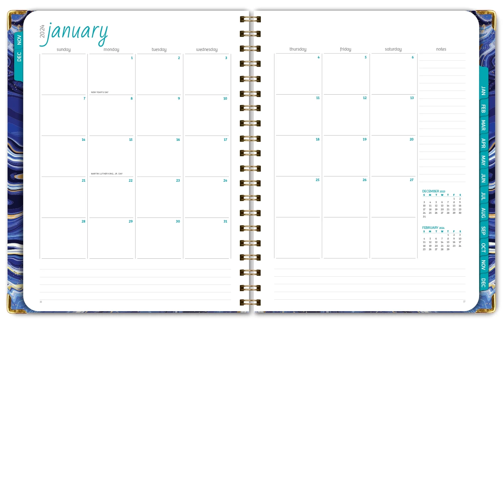 Hardcover CY 2024 Fashion Planner - 8.5