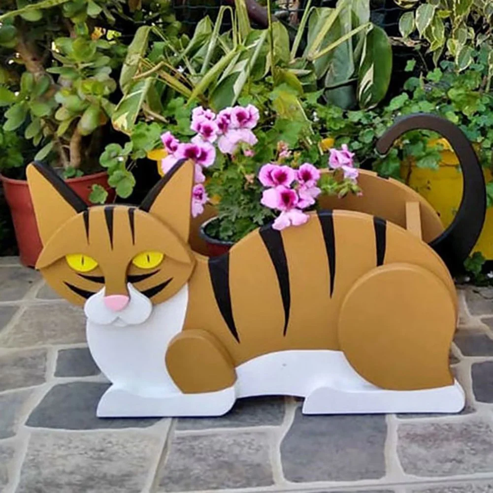 Siamese Cat Plant, Cute Decorative Flower Pot for Potted Plant, Unique Garden