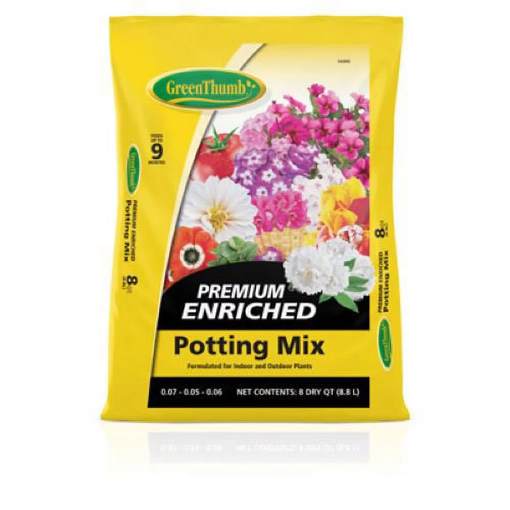 Green Thumb 72478871 8 Quart Bag Of Premium Potting Soil Mix - Quantity of 5