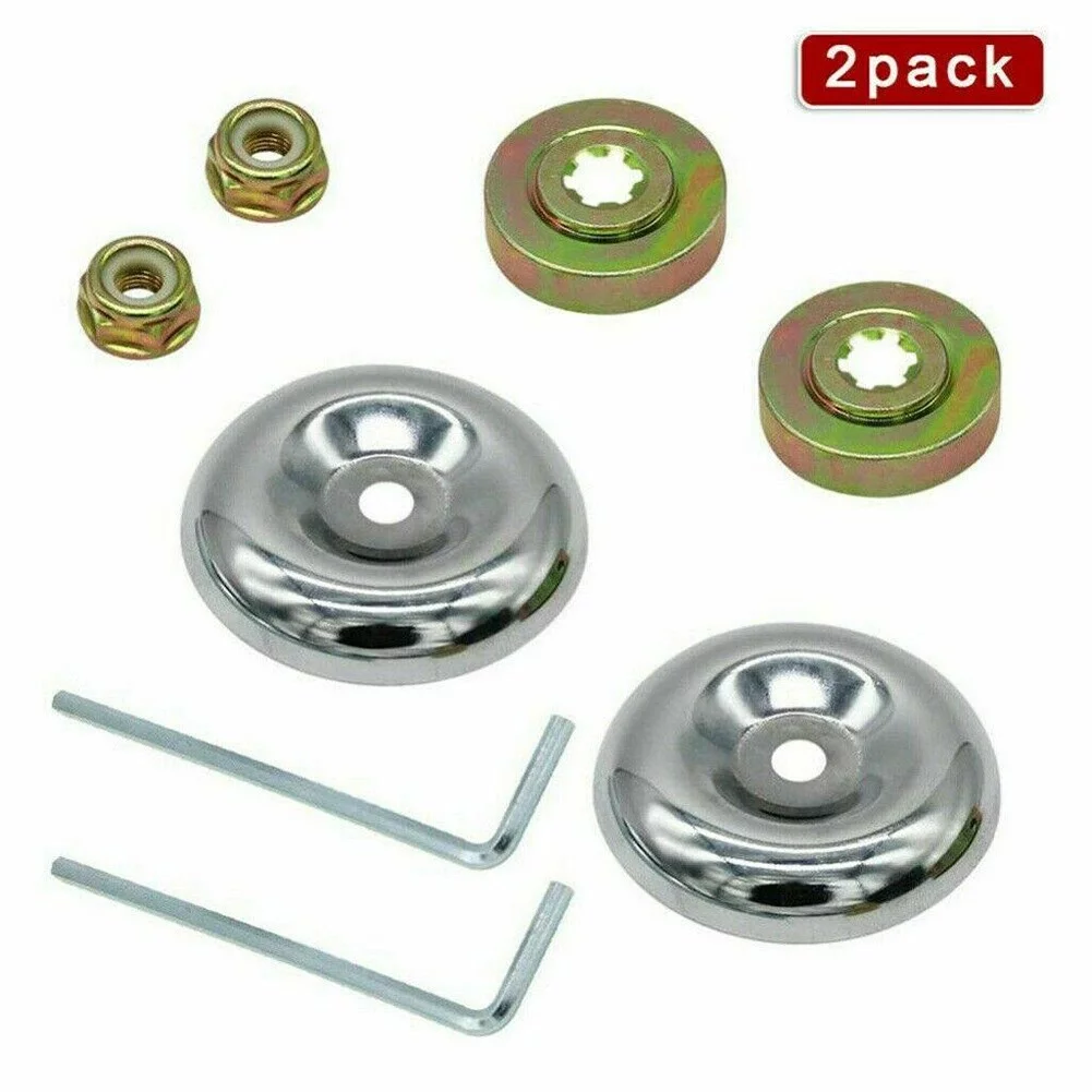 8Pcs/Set Strimmer Brush Cutter Gearbox Blade Nut Metal Replacement Fixing Kit