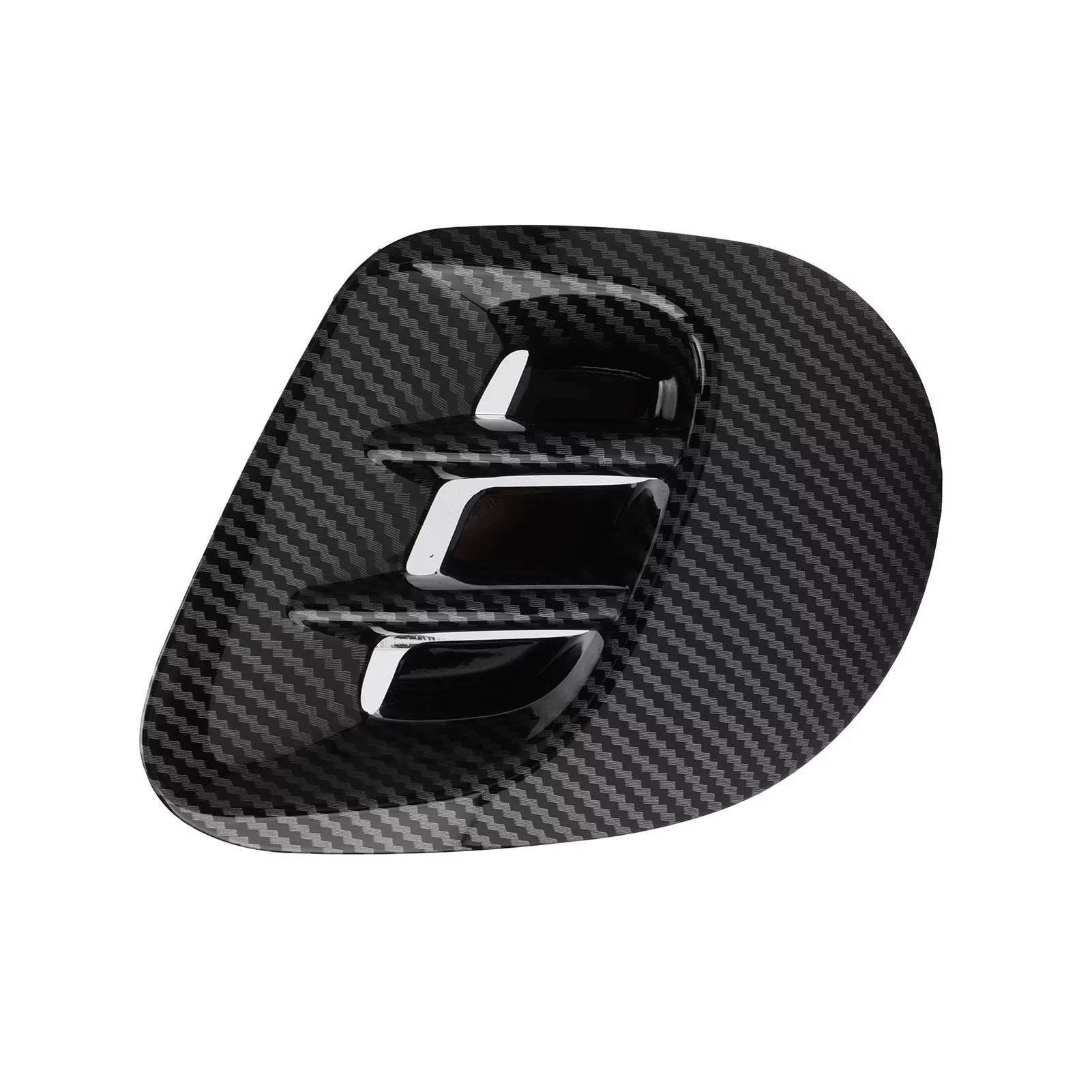 Rankomu Rear Fender Side Vent Trim Fit for Smart Fortwo/Forfour 453 2015-2021, ABS Rear Wing Fender Side Air Vent Cover Trims Replacement(Carbon Fiber Style)