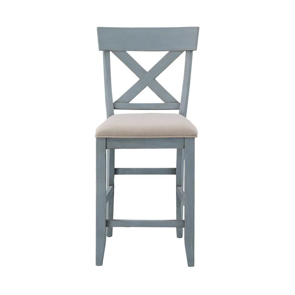 Belen Kox Set of 2 Bar Harbor Counter Height Dining Chairs