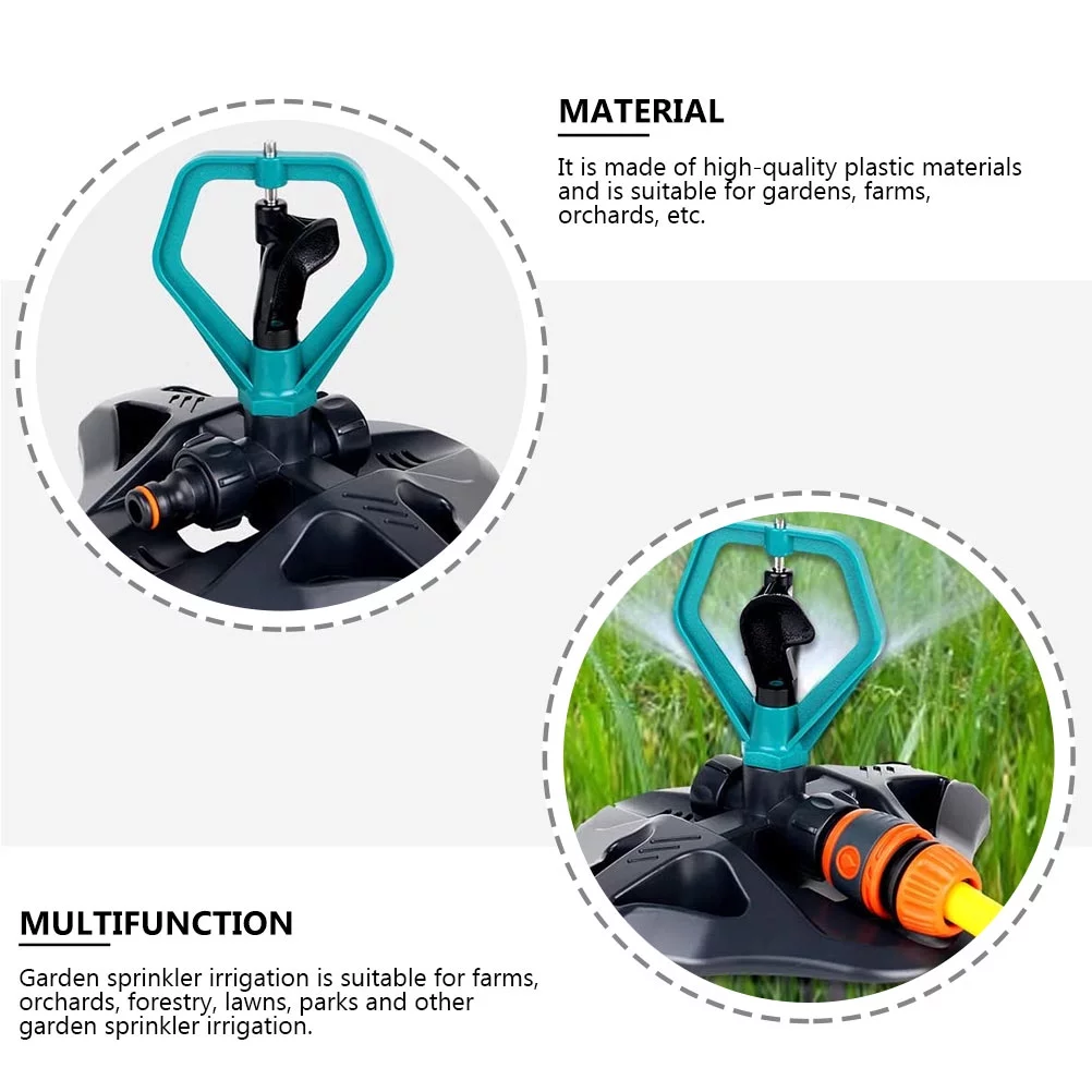 Gongxipen 2pcs Durable Lawn Sprinkler Automatic 360-degree Garden Irrigation Sprinkler