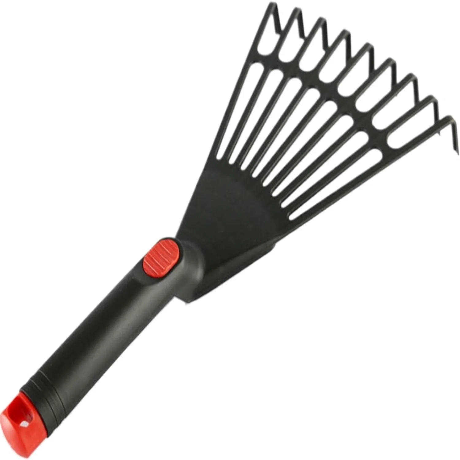 Garden Hay Fork Rake Head 2024 New Horticultural Small Rake Plastic Garden Rake Cultivator Plastic Rake Upgraded Edge Shovel Dead Leaf Rake Cultivator Hand Rake Took Bag (Black  One Size)