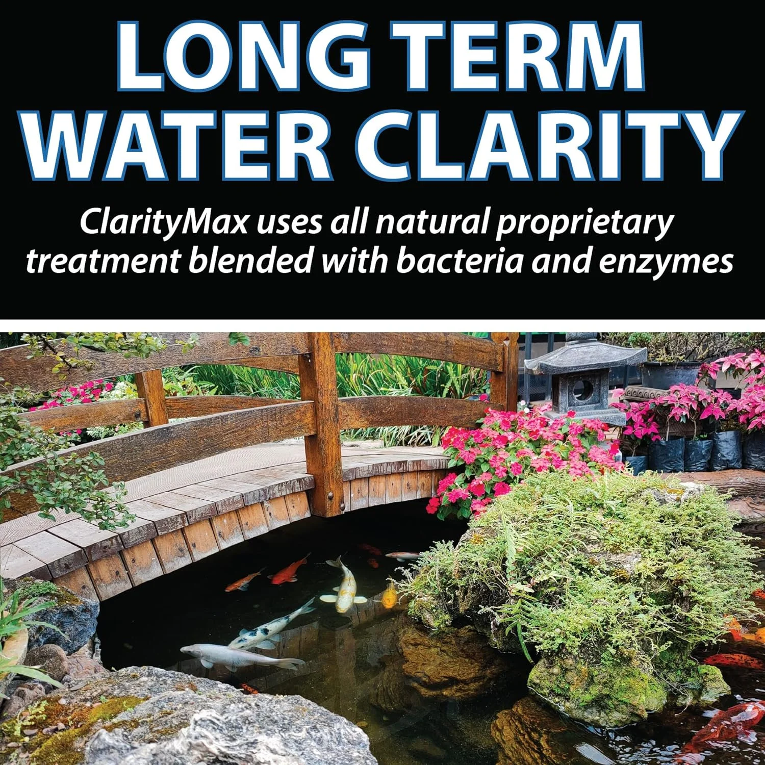 CrystalClear ClarityMax - Pond, Stream & Waterfall Treatment - 2.5 lbs