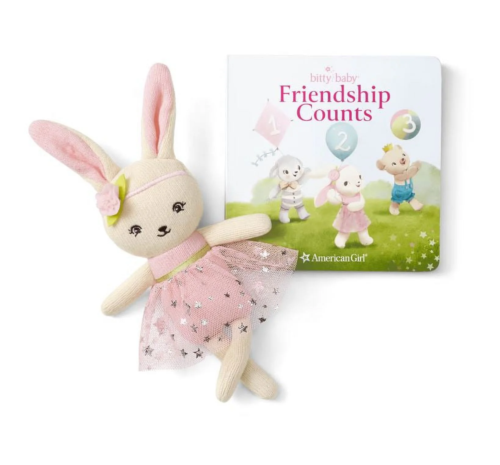 American Girl Bitty’s Bunny Friend & Friendship Counts Board Book