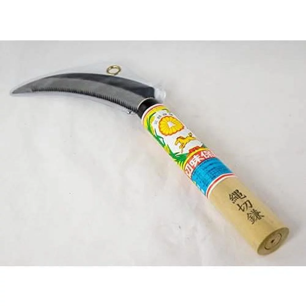 Kikufuji Serrated Blade Sickle For Bonsai Tree Re-Potting Tool & All Purposes Tool