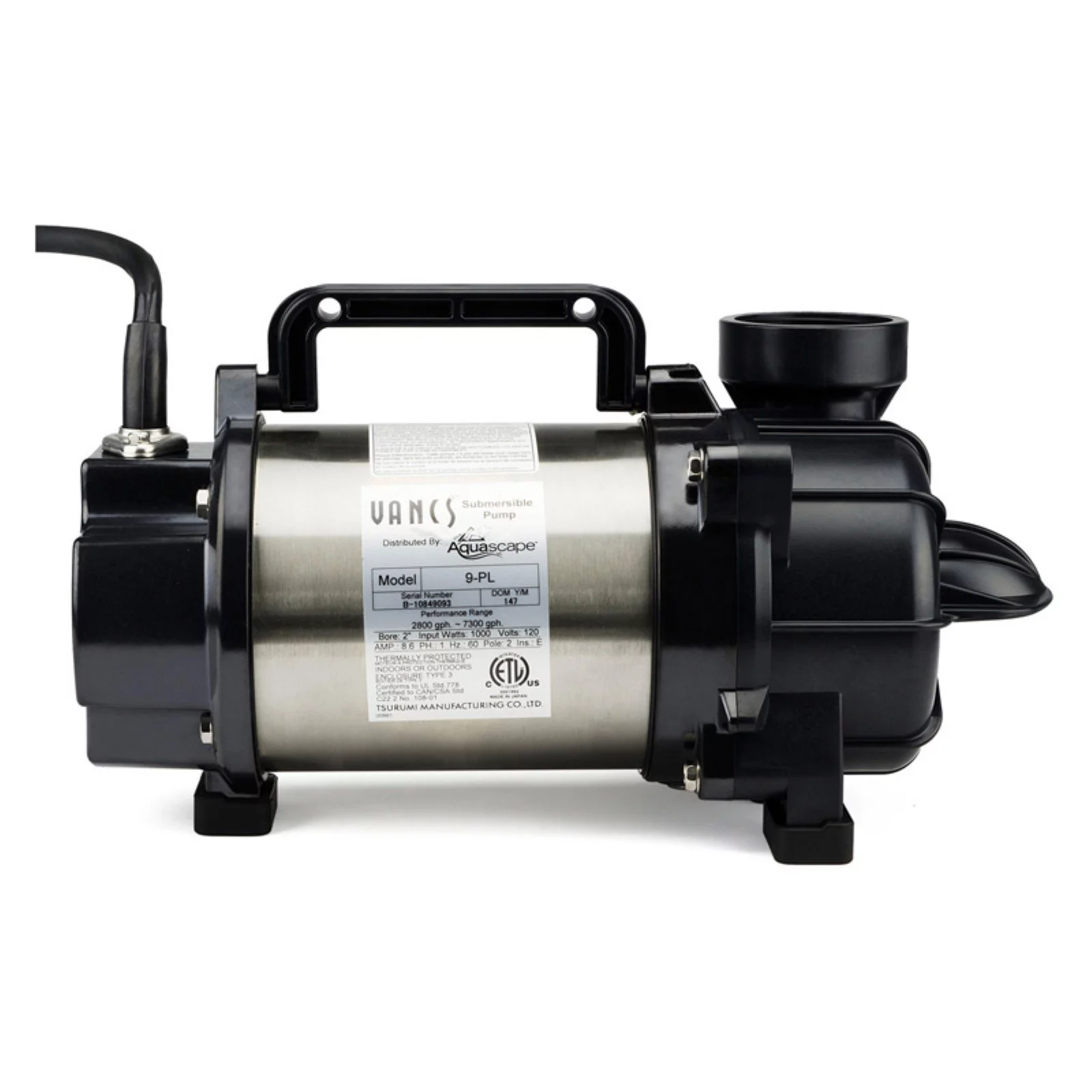 AquascapePRO 29977 Tsurumi 9PL Pump