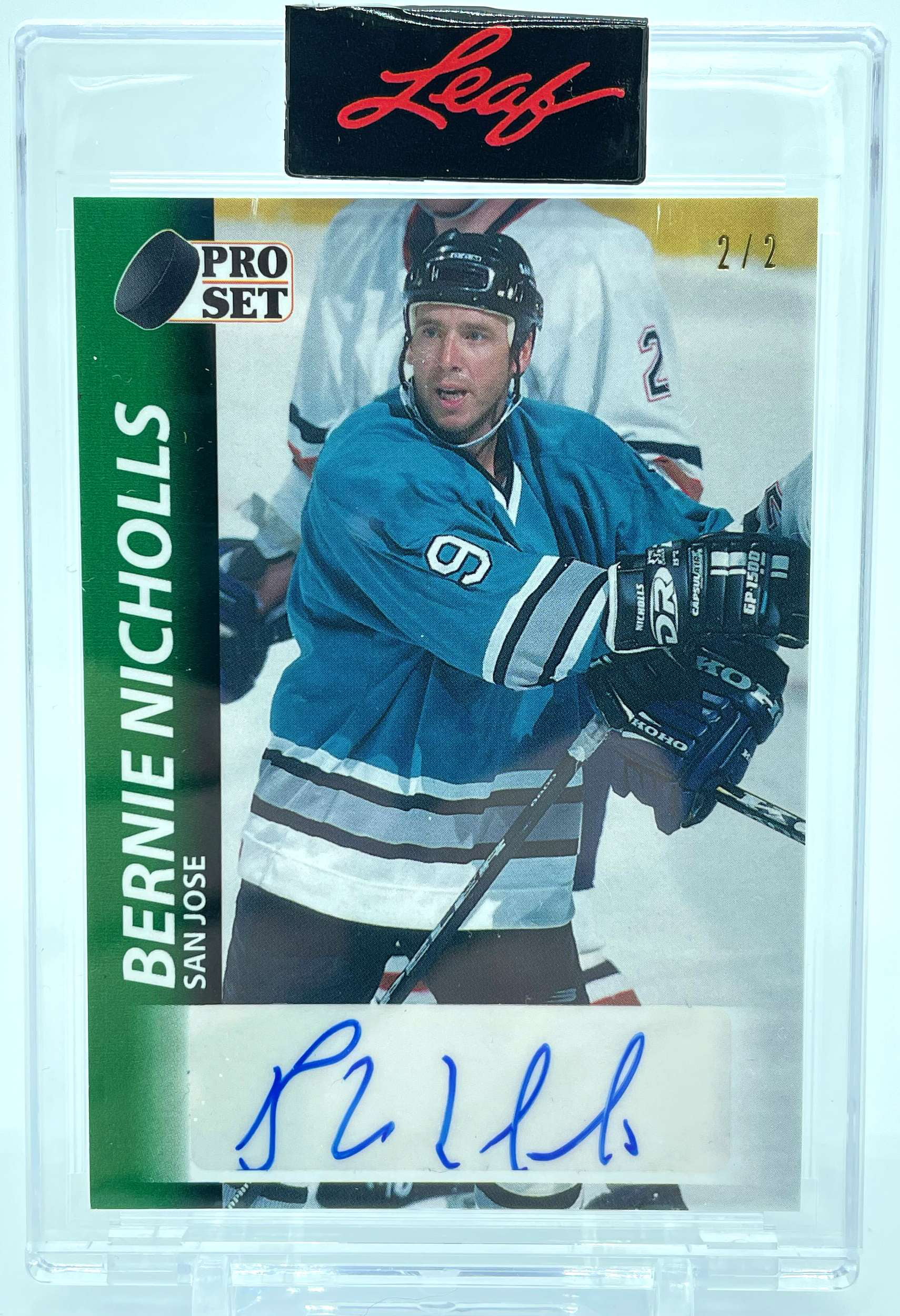 NHL 2021 Leaf Pro Set Bernie Nicholls Single Sports Card
