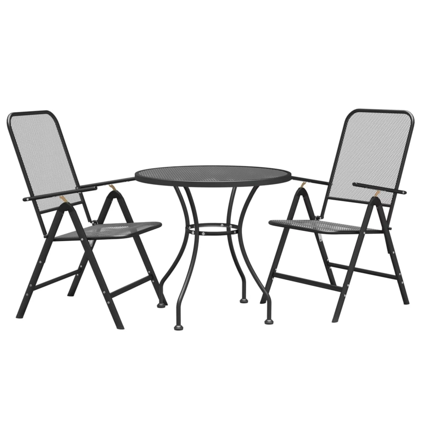 Andoer parcel,Patio Set Small Balcony Furniture 3 Piece Patio Set Metal Mesh 3084713 SetPatio ChairsBalcony Furniture Patio Table And Chairs Barash Chusui Camerina