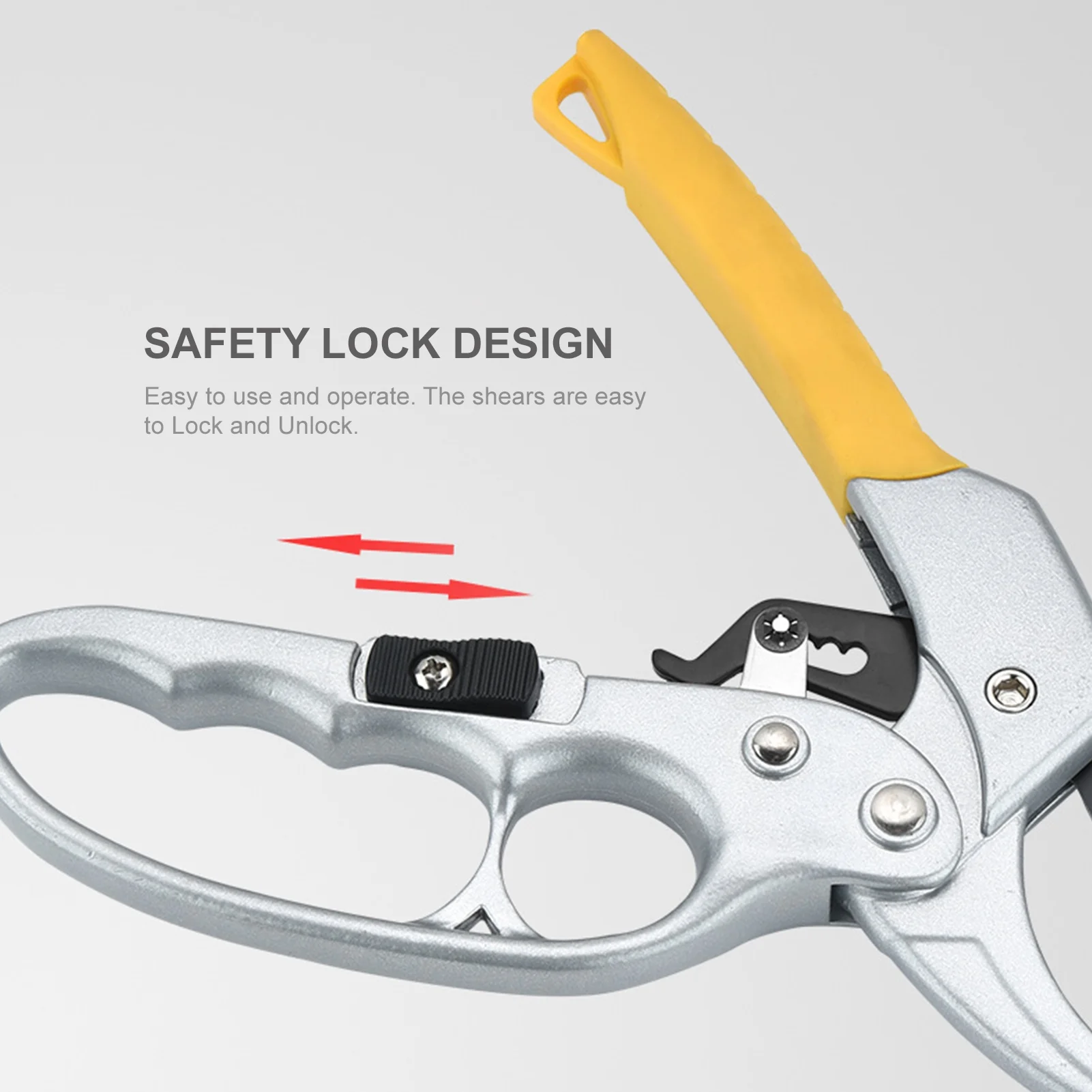 Secateurs Steel Blade Pruning Shears with Ergonomic Handles Gardening Pruning Scissors Bonsai Cutters Gardening Tool Kit for Plants Rose Flowers Fruit Trees