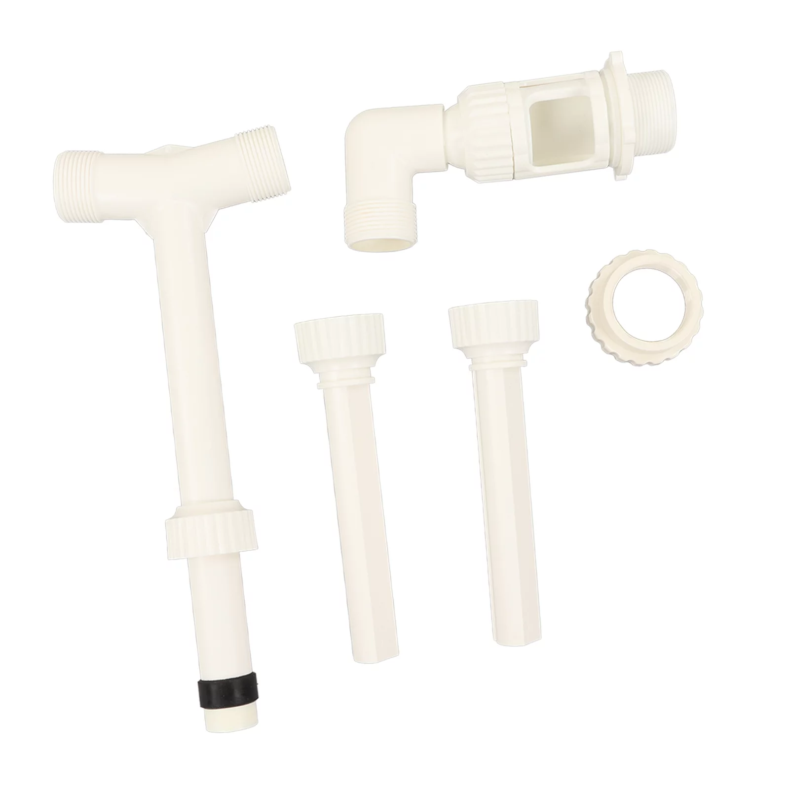 Pool Fountain Spray - PVC Adjustable Dual Head Pond Swimming Pool Fountain Spray, Pool Waterfall Spray with Internal Screw Thread G1 1/2 to G2 Adapter