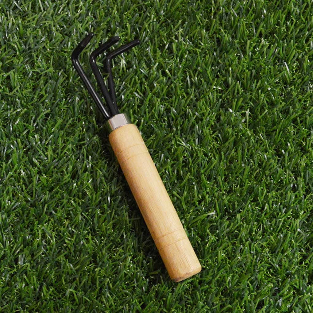 2Pcs/3Pcs Family Gardening Tool Set Flower Plant Shovel Small Rake Hand Kit Tools Wood Handle