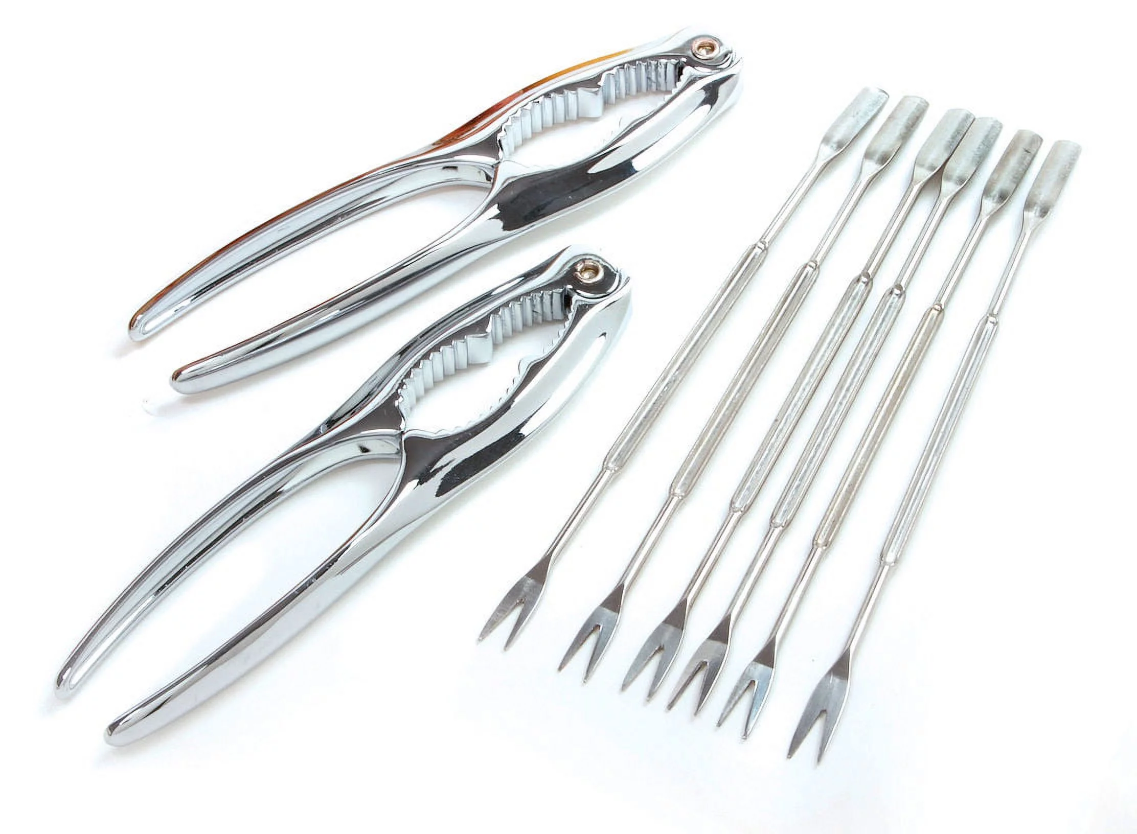 Norpro Seafood Set - Crab Cracker and Seafood Fork Set