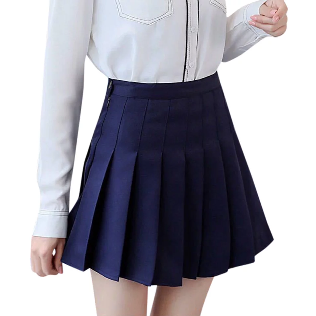 Autumn Cargo Skirt Women'S Fashion High Waist Pleated Mini Skirt Slim Waist Casual Tennis Skirt Skirting Board