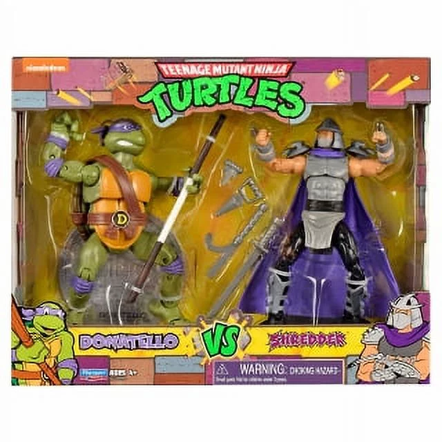 Teenage Mutant Ninja Turtles Donatello vs. Shredder Action Figure Set